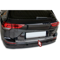 Nerezová ochranná lišta na nárazník Volkswagen Golf 8 kombi - matná