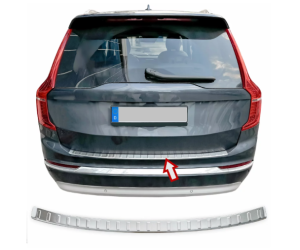 Nerezová ochranná lišta na nárazník Volvo XC90 (2015+) - matná