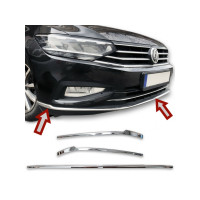 Nerezové lišty do nárazníku Volkswagen Passat B8.5 (facelift)