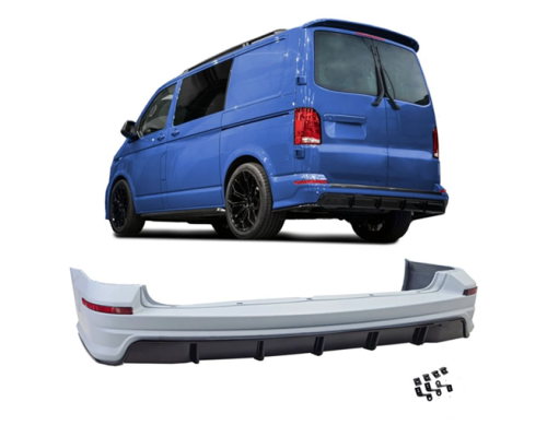Zadní nárazník Volkswagen Transporter T6/T6.1 (křídlové dveře)