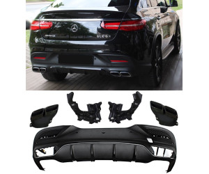 Zadní difuzor Mercedes Benz GLE Coupe (C292) - černé koncovky