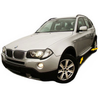 Boční nášlapy BMW X3 E83 (2004-2010)
