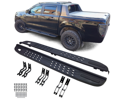 Boční nášlapy Ford Ranger (2012-2022) - design Raptor typ 2
