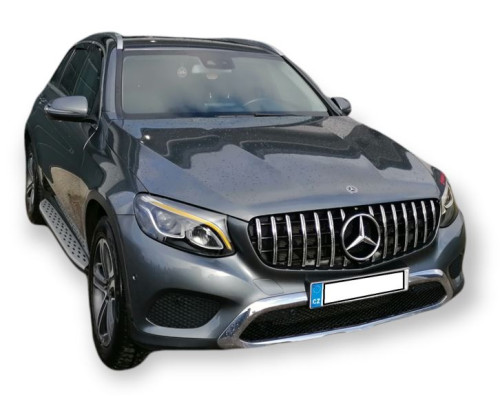 Boční nášlapy Mercedes Benz GLC 2015-2022 (X253/C253) - stříbrné