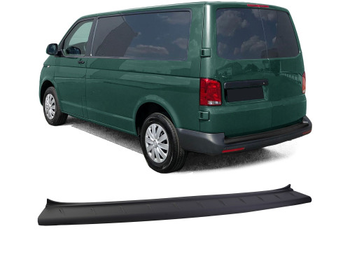 Plastová ochranná lišta kufru Volkswagen T5/T6/T6.1 (křídlové dveře) - černá matná