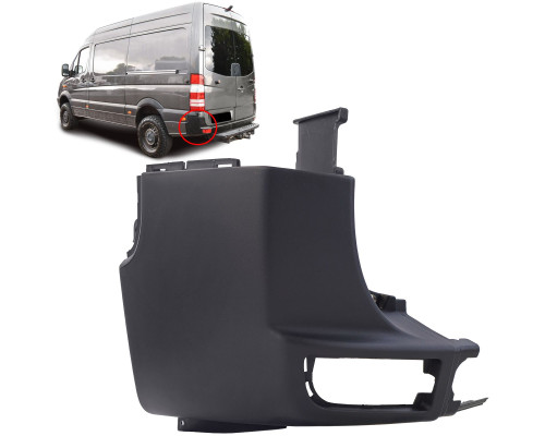 Plastová ochrana zadního rohu Mercedes Benz Sprinter/Volkswagen Crafter - levá