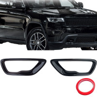 Rámečky mlhovek Jeep Grand Cherokee W2 (2018-2020) - černé lesklé