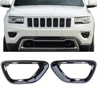 Rámečky mlhovek Jeep Grand Cherokee WK2 (2014-2017) - černé lesklé