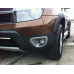 Rámečky mlhovek Dacia Duster 1 - stříbrné matné