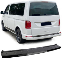 Plastová ochranná lišta kufru Volkswagen T5/T6/T6.1 (výklopné dveře) - černá lesklá