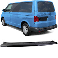 Plastová ochranná lišta kufru Volkswagen T5/T6/T6.1 (křídlové dveře) - černá lesklá