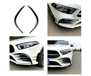 Sportovní spoilery Mercedes A W177 (aero flaps) černé lesklé