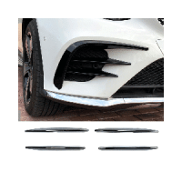 Spoilery do předního nárazníku Mercedes Benz GLC (C253/X253) – černé lesklé (4 ks)