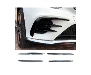 Spoilery do předního nárazníku Mercedes Benz GLC (C253/X253) – černé lesklé (4 ks)