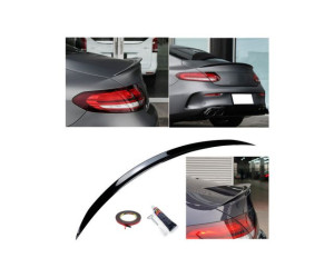 Zadní křídlo, spoiler Mercedes Benz C (C205/A205) - černý, lesklý