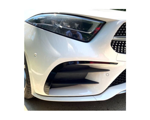 Sportovní spoilery Mercedes CLS C257/X257 předfacelift (aero flaps) černé lesklé