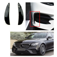 Spoilery do předního nárazníku Mercedes Benz E (W213) černé lesklé (2 ks)