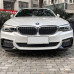 Přední spoiler BMW 5 G30/G31 (2017-2020) M paket - černý lesklý