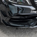 Přední spoilery Mercedes Benz A W176 (2015-2018) černé lesklé (sada) - verze 1