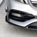 Přední spoilery Mercedes Benz A W176 (2015-2018) černé lesklé (sada) - verze 1