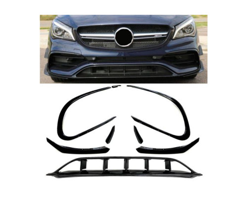 Sada předních spoilerů Mercedes CLA C117/X117 facelift (AMG line)