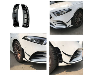 Rámečky sání vzduchu do nárazníku Mercedes A W177 vzhled carbon