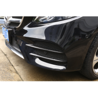 Spoilery do předního nárazníku Mercedes Benz E (W213/S213/C238) carbon (4 ks)