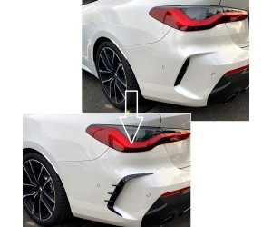 Sportovní spoilery se žebry do zadního nárazníku BMW 4 G22/G23