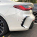 Sportovní spoilery se žebry do zadního nárazníku BMW 4 G22/G23