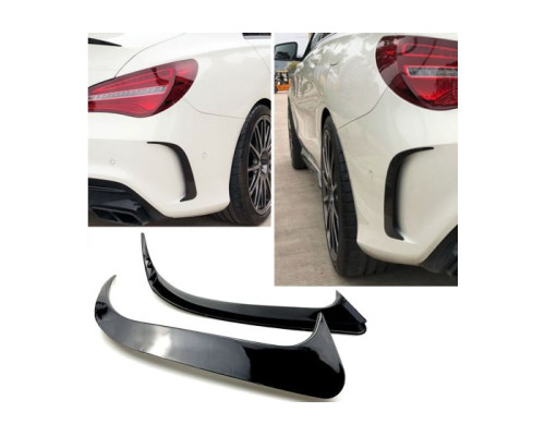 Spoilery do zadního nárazníku Mercedes Benz CLA C117 (aero flaps)