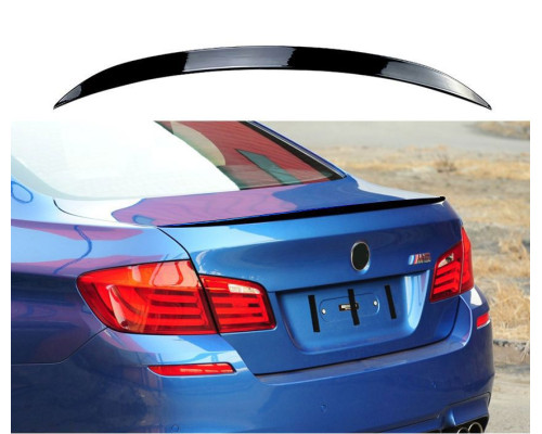 Zadní křídlo, spoiler BMW 5 F10 - černý lesklý (užší)
