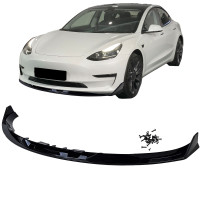 Přední spoiler / lízátko Tesla 3 (2018+) - černý lesklý
