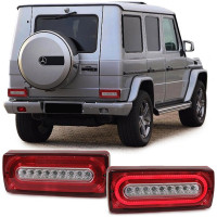 Mercedes Benz G (W463) – zadní LED světla červená