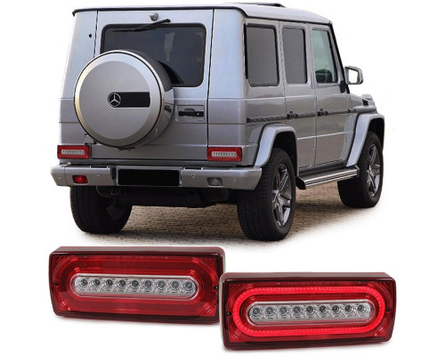 Mercedes Benz G (W463) – zadní LED světla červená