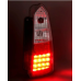 LED zadní světla Ford Focus kombi (1998-2004) - červeno/černá